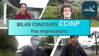 Concours CPGE 2020 Vos impressions sur CCINP prépas MPPCPSI [upl. by Charlot]