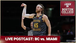 REACTION Boston College Eagles vs Miami Hurricanes [upl. by Webber]