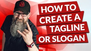 How to create a tagline or slogan [upl. by Narad]