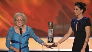 Betty White Screen Actors Guild Life Achievement Award January 2010Sandra Bullock [upl. by Sacrod179]