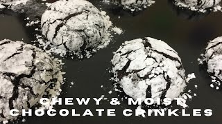 Choco Crinkles Recipe  Chewy amp Moist [upl. by Akeit]