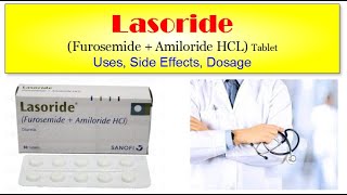 Lasoride Tablet Uses in Urdu  Furosemide and Amiloride Tablet Used For  Diuretics [upl. by Ahsinoj]