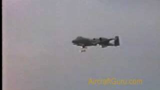 A10 Warthog Releasing Cluster Bombs [upl. by Nalod]