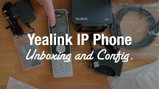 Yealink W60P Cordless DECT IP Phone Unboxing and Setup [upl. by Naloc]