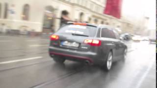 Audi RS6 R MTM V10 Launch and Accelerations [upl. by Demitria]