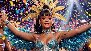 Rihanna Sparkles at Barbados Crop Over Carnival  2024 [upl. by Carmelle415]