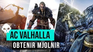 Assassins Creed Valhalla  How To Get Thors Hammer God Of Thunder Mythical Mjolnir Hammer [upl. by Steffie]