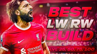 BEST WINGER LWRW BUILD FOR LVL 255075 amp 100  EAFC 24 Clubs [upl. by Sabir522]