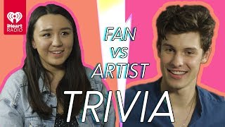 Shawn Mendes Challenges A Super Fan In A Trivia Battle  Fan Vs Artist Trivia [upl. by Auoy61]