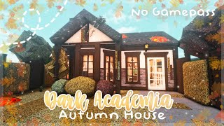 Roblox Bloxburg  No Gamepass Dark Academia Autumn House  Minami Oroi [upl. by Lashondra912]