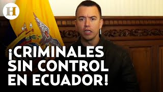 ¡Ecuador en crisis Declaran nuevo estado de excepción en 6 provincias para frenar la violencia [upl. by Ecital]