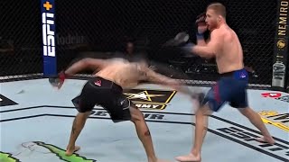 Tony Ferguson Punching Justin Gaethjes Legs [upl. by Aiekan]