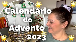 Calendário do Advento 2023 🗓️🌟 esse ano tá diferente [upl. by Birch]