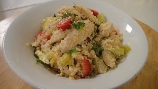 Chicken and Couscous Salad  Sanjeev Kapoor Khazana [upl. by Adnaram]