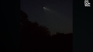 Possible meteor streaks over Lancaster County Pa [upl. by Aikahc828]