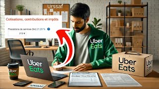 Comment déclarer ses revenus dUBER EAT  Tutoriel 2024 [upl. by Neeluqcaj]