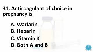 ANTICOAGULANTS PHARMACOLOGY MCQs PART 1 pharmacologymcqs gpatmcq gpatpreparation neetmcqs [upl. by Nylatsirk]