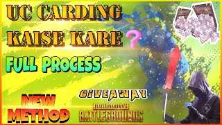 HOW TO DO UC CARDING  PUBG MOBILE UC CARDING NEW METHOD  BGMI UC CARDING  Add Uc At Cheap Price🔥 [upl. by Clay]