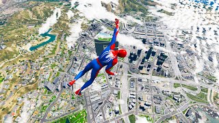 GTA 5 Crazy Ragdolls  Spiderman by GTA Expensive SpiderManFails [upl. by Ynohtnael889]