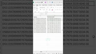 Excelde IBAN No Hızlı Doldurma ile Düzenleme shorts excel exceltricks [upl. by Starlin]