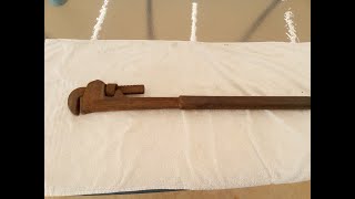 Ridgid pipe wrench restoration 24quot [upl. by Anoed]