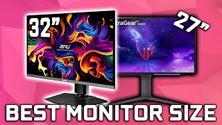 Best Monitor Size  27 Inch vs 32 Inch amp More [upl. by Inverson298]