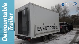 442m x 222m Demountable Trailer  Rapid Retail [upl. by Kovar]