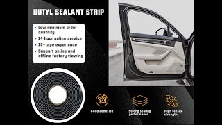 Butyl Tape RV and Marine Boat Windows and Sealing Black Double Sided Putty Tape Butyl Sealant Tape [upl. by Enirol68]