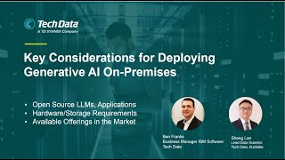 Key Considerations for Deploying Generative AI OnPremises Open Source LLMs Hardware Requirements [upl. by Nilok]