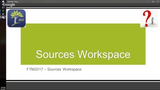 FTM2017  Sources Workspace [upl. by Natty]