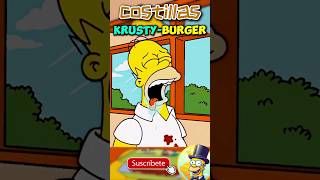 Costillitas KrustyBurger🍔  Resúmenes Épicos 49 resumes simpsons humor [upl. by Cromwell443]