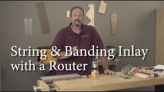 String amp Banding Inlay with a Router [upl. by Thaddus]