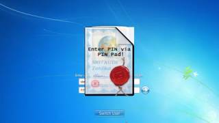 Windows 7 Login with HIDOmnikey eHealth Terminal and Aloaha Smartlogin [upl. by Brest]