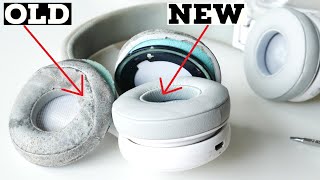 How to remove or replace JBL E45bt or E35bt ear pads DIY [upl. by Lucinda]