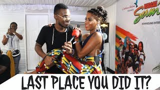 Last Place You Did It Besides Your Bed  Public Interview Montego Bay Answers [upl. by Sola]