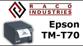 Epson TMT70 USB Thermal Printer [upl. by Burlie]