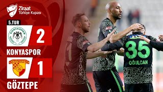 Konyaspor 21 Göztepe MAÇ ÖZETİ Ziraat Türkiye Kupası 5 Tur  18012024 [upl. by Beeson]