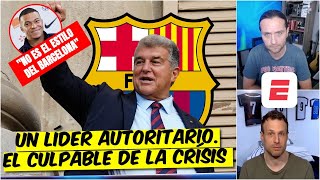 BARCELONA Las POLÉMICAS declaraciones de JOAN LAPORTA el culpable de la crisis  Exclusivos [upl. by Amerigo]