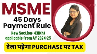 Closing Your Books in 2024 Know MSME 45 Days Payment Rule in 2024 [upl. by Airbas606]