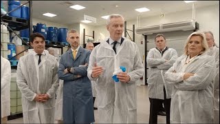 Grasse  Bruno Le Maire vient soutenir lindustrie de la parfumerie 2e excédent commercial français [upl. by Chantal99]