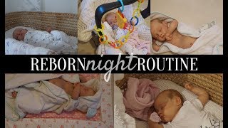 NEWBORN REBORN CLARAS NIGHT ROUTINE  Simply Reborns [upl. by Liddle988]