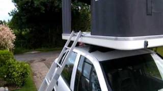 Setting up an Autohome Maggiolina Airtop Maggiolina Air Top Roof Top Tent RTT Rooftent [upl. by Haleeuqa]