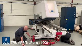 TRUMPF TruPunch 1000 Arrival at Severn Machines Limited [upl. by Euqinehs48]