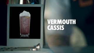 VERMOUTH CASSIS DRINK RECIPE  HOW TO MIX [upl. by Asiralc]