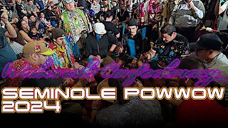 Wabanaki Confederacy Contest Song l Fri Seminole Tribal Fair Powwow 2024 [upl. by Saxen781]