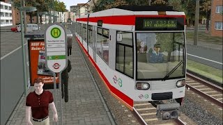 OMSI 2  Tram NF6D  EssenGelsenkirchen Line 107 [upl. by Gere788]