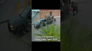 Reacción del Ejército Mexicano en Culiacán Sinaloa viralvideo shorts [upl. by Novad]