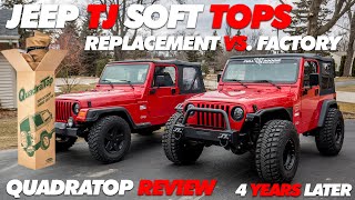 Replacement Soft Top Review Jeep TJ  Quadratop [upl. by Allisan555]