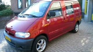 Nissan Vanette 23D Dubbele Cabine met airco te koop [upl. by Heer]