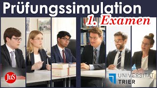 Mündliche Prüfung im 1 Juristischen Examen  Simulation 2023 [upl. by Alyose]